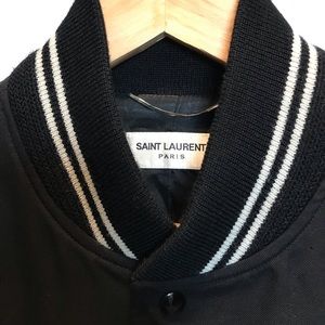 Saint Laurent Paris Teddy Bomber/Jacket